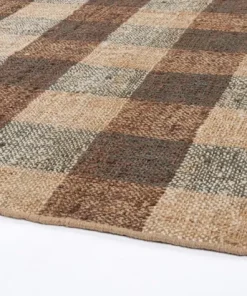 Bizzotto Tappeti>TAPPETO RUANDA QUADRI MARRONE 160X230