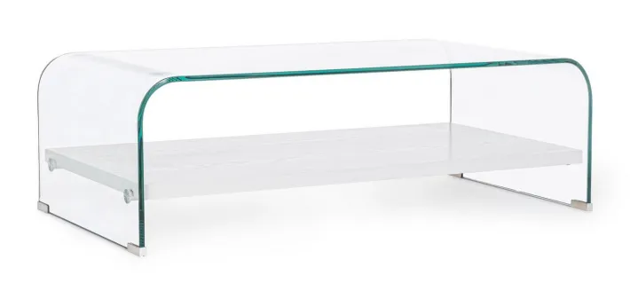 Bizzotto Tavolini>TAVOLINO BIANCO - LINE WOOD