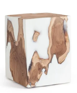 Bizzotto Tavolini>TAVOLINO BIANCO 30X30 - MELTY