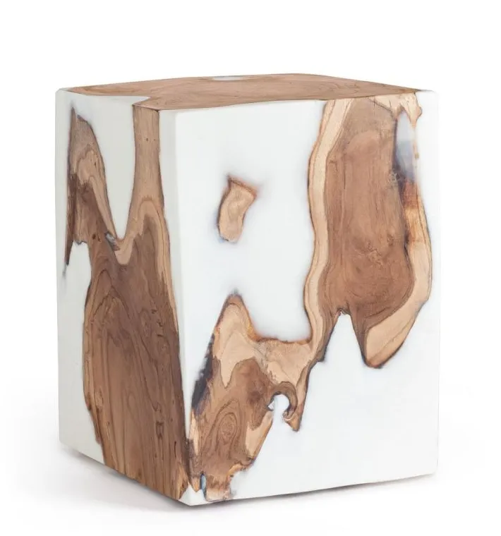 Bizzotto Tavolini>TAVOLINO BIANCO 30X30 - MELTY