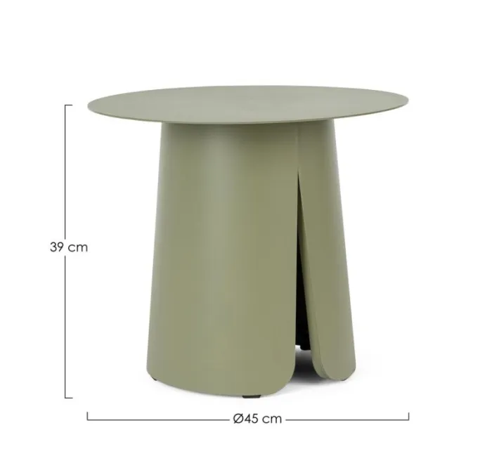 Bizzotto Tavolini>TAVOLINO BRYAN D45 AVOCADO