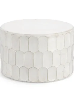 Bizzotto Tavolini>TAVOLINO CAESAR D66 BIANCO