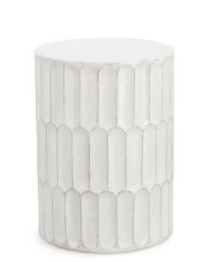 Bizzotto Tavolini>TAVOLINO CAESAR D40.5 BIANCO