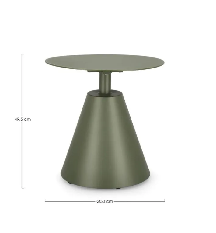Bizzotto Tavolini>TAVOLINO D50 VERDE - ALOHA