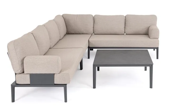 Bizzotto Tavolini>TAVOLINO GERALD 90X90 ANTR JX55