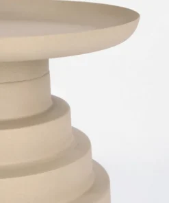 Bizzotto Tavolini>TAVOLINO IN ACCIAIO BEIGE - AMBA