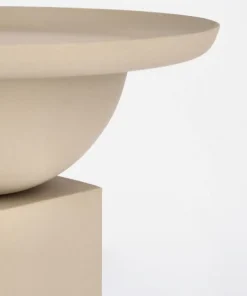 Bizzotto Tavolini>TAVOLINO IN ACCIAIO BEIGE - ALKA