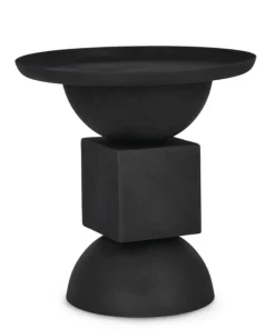 Bizzotto Tavolini>TAVOLINO IN ACCIAIO NERO - ALKA