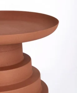 Bizzotto Tavolini>TAVOLINO IN ACCIAIO TERARCOTTA - AMBA