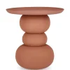 Bizzotto Tavolini>TAVOLINO IN ACCIAIO TERRACOTTA - ALPA