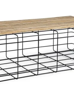 Bizzotto Tavolini>TAVOLINO IN ACCIAIO 110X65 - TRELLIS