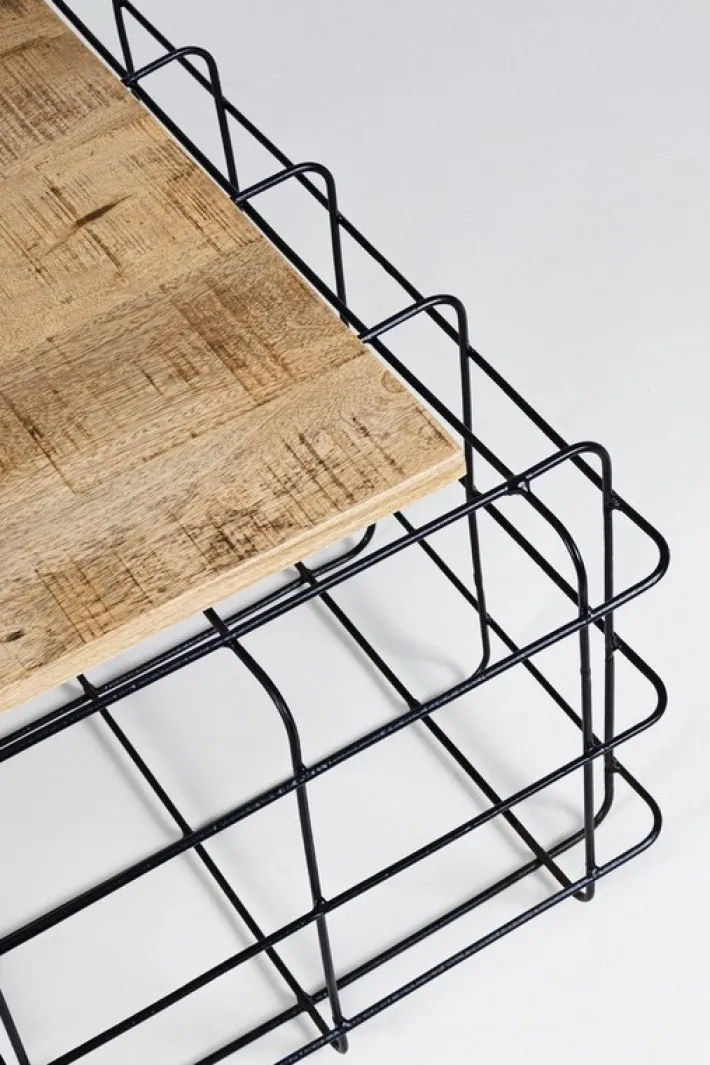 Bizzotto Tavolini>TAVOLINO IN ACCIAIO 110X65 - TRELLIS