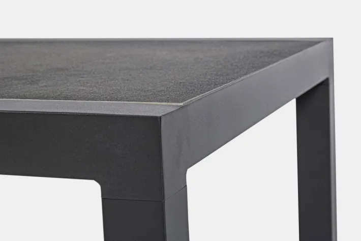 Bizzotto Tavolini>TAVOLINO IN ALLUMINIO ANTRACITE JX55 - KLEDI