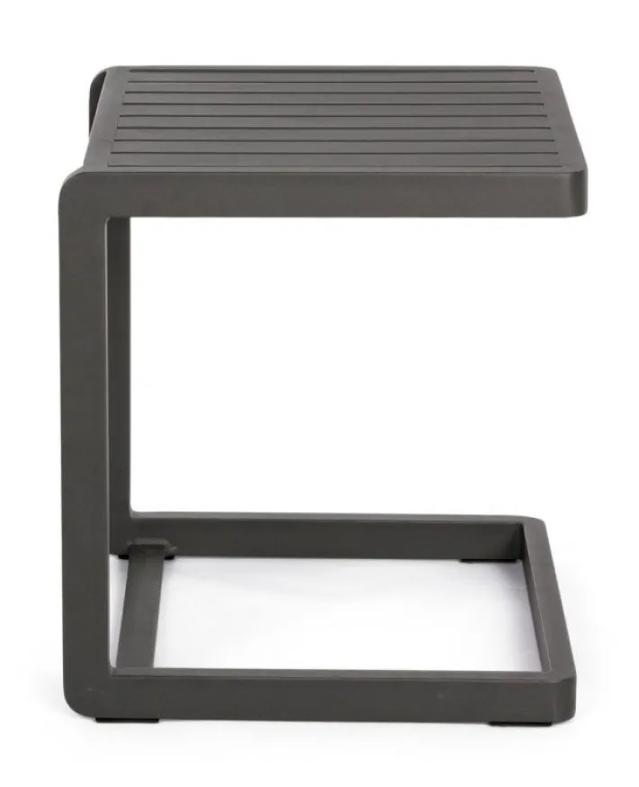 Bizzotto Tavolini>TAVOLINO IN ALLUMINIO ANTRACITE CX23 - KONNOR