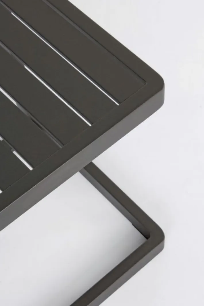 Bizzotto Tavolini>TAVOLINO IN ALLUMINIO ANTRACITE CX23 - KONNOR