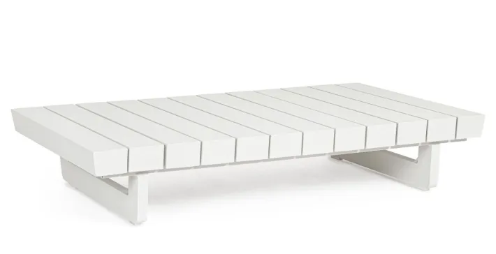 Bizzotto Tavolini>TAVOLINO IN ALLUMINIO BIANCO WG20 - INFINITY