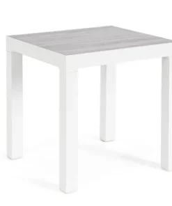 Bizzotto Tavolini>TAVOLINO IN ALLUMINIO BIANCO JX11 - KLEDI