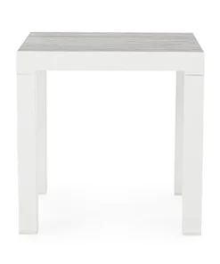 Bizzotto Tavolini>TAVOLINO IN ALLUMINIO BIANCO JX11 - KLEDI