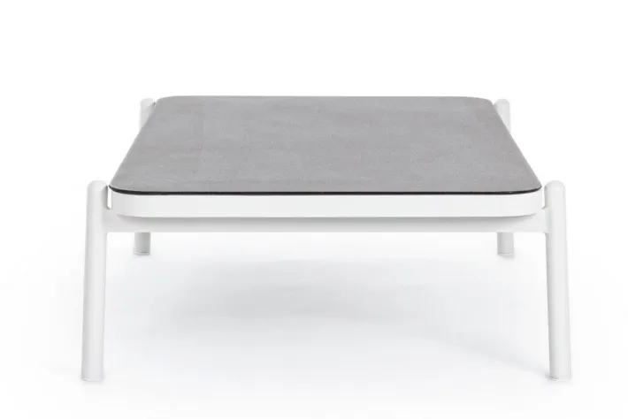 Bizzotto Tavolini>TAVOLINO IN ALLUMINIO BIANCO WG20 - FLORENCIA