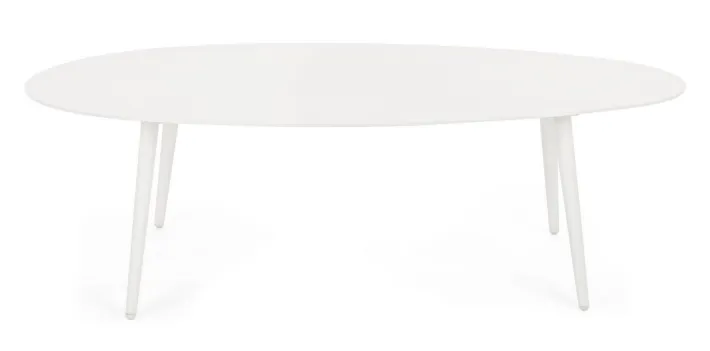 Bizzotto Tavolini>TAVOLINO IN ALLUMINIO BIANCO YK11 - RIDLEY