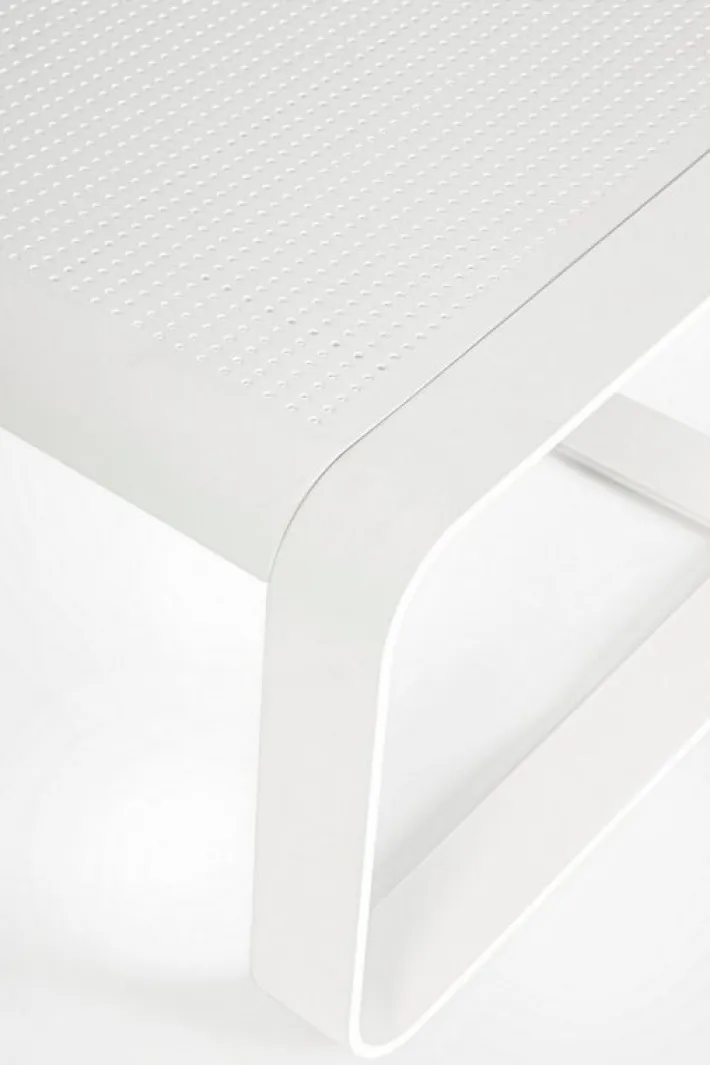 Bizzotto Tavolini>TAVOLINO IN ALLUMINIO BIANCO YK11 - MERRIGAN