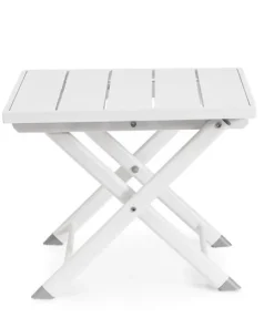Bizzotto Tavolini>TAVOLINO IN ALLUMINIO BIANCO - TAYLOR