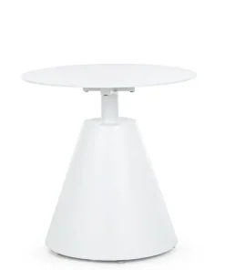 Bizzotto Tavolini>TAVOLINO IN ALLUMINIO D50 BIANCO XK04- ALOHA