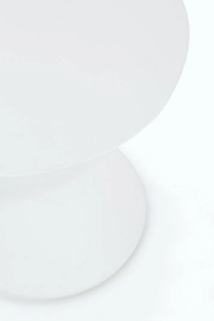 Bizzotto Tavolini>TAVOLINO IN ALLUMINIO D50 BIANCO XK04- ALOHA