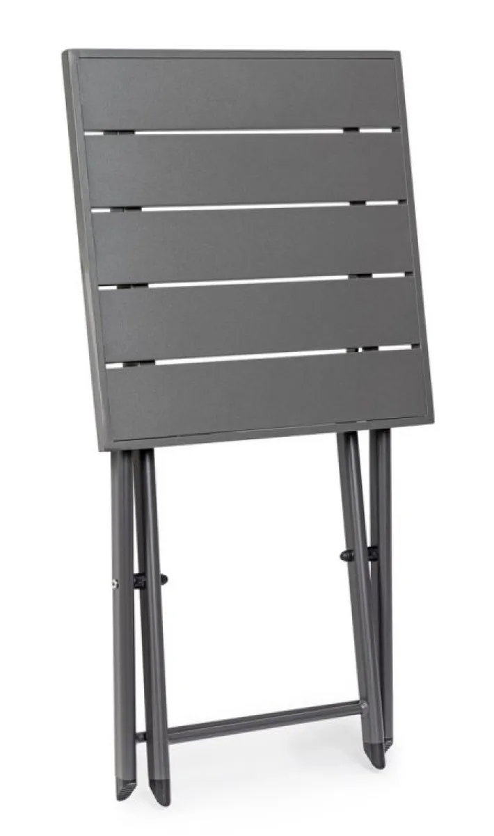 Bizzotto Tavolini>TAVOLINO IN ALLUMINIO GIRGIO SCURO - TAYLOR