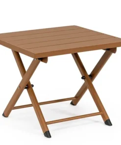 Bizzotto Tavolini>TAVOLINO IN ALLUMINIO PECAN - TAYLOR