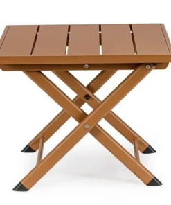 Bizzotto Tavolini>TAVOLINO IN ALLUMINIO PECAN - TAYLOR