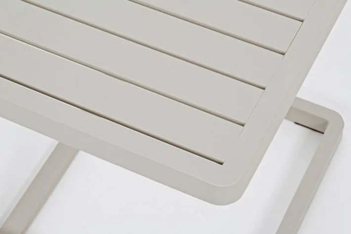 Bizzotto Tavolini>TAVOLINO IN ALLUMINIO 40X40 - KONNOR RASTIN