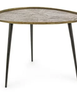 Bizzotto Tavolini>TAVOLINO IN ALLUMINIO 64X72 - KARIMA