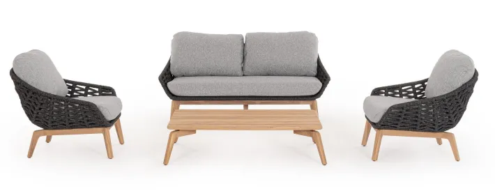 Bizzotto Tavolini>TAVOLINO IN CORDA 120X70 - TAMIRES