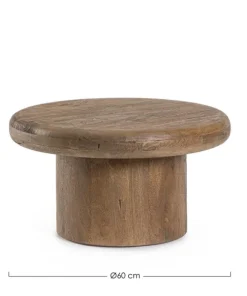 Bizzotto Tavolini>TAVOLINO IN LEGNO BROWN D60 - LOPEZ