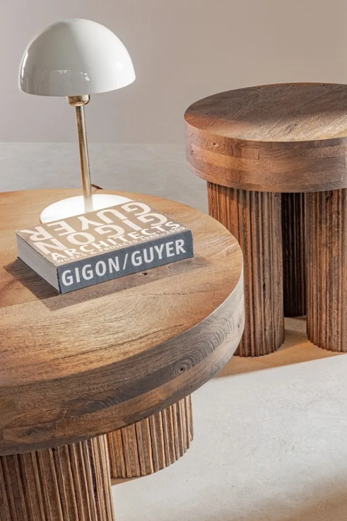 Bizzotto Tavolini>TAVOLINO IN LEGNO BROWN D45 - DACCA
