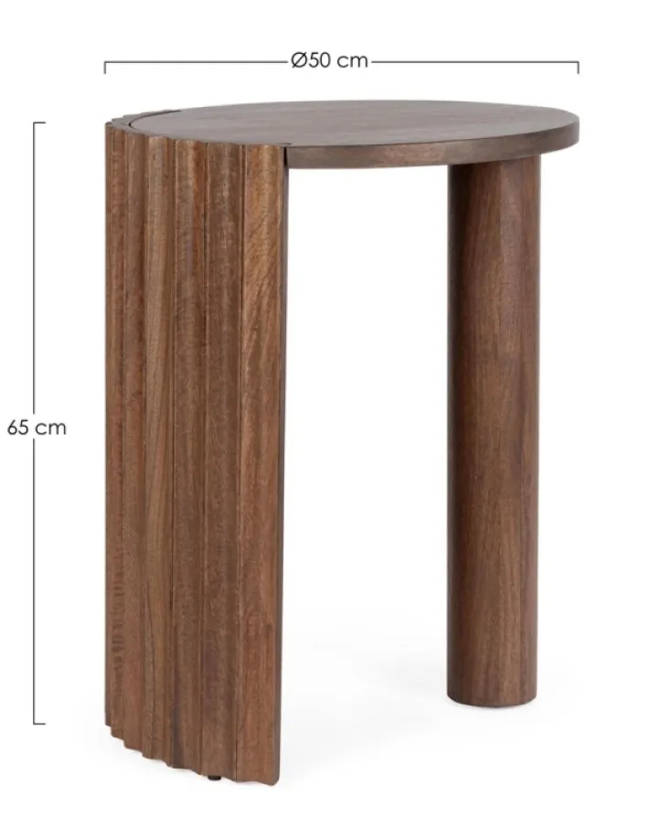 Bizzotto Tavolini>TAVOLINO IN LEGNO D50 - ORISSA