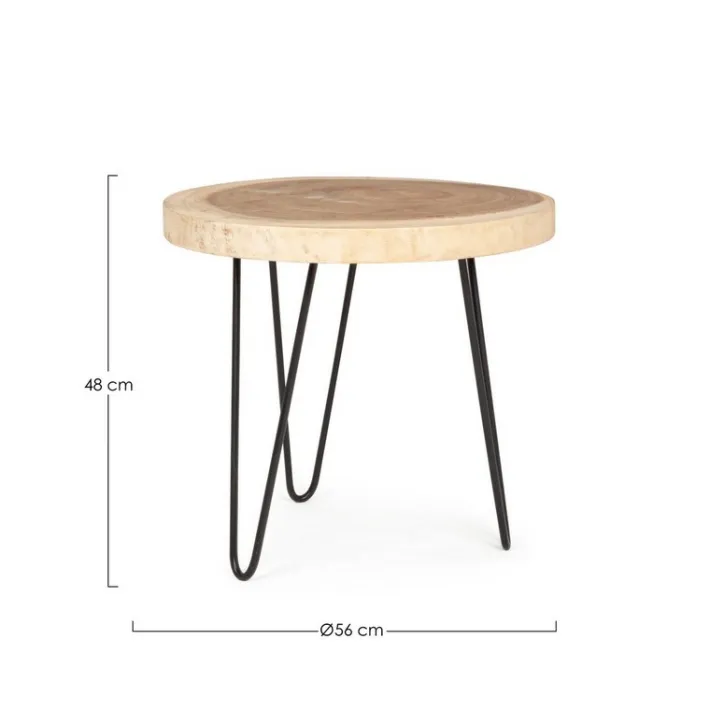 Bizzotto Tavolini>TAVOLINO IN LEGNO D56 - TUALA