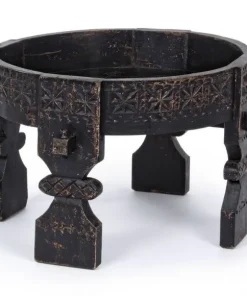 Bizzotto Tavolini>TAVOLINO IN LEGNO D50 NERO - YASIR