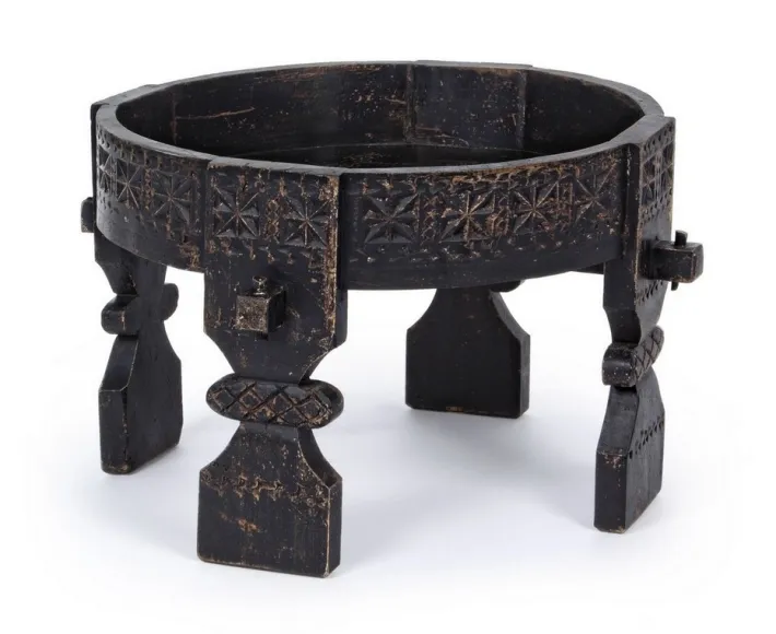Bizzotto Tavolini>TAVOLINO IN LEGNO D50 NERO - YASIR
