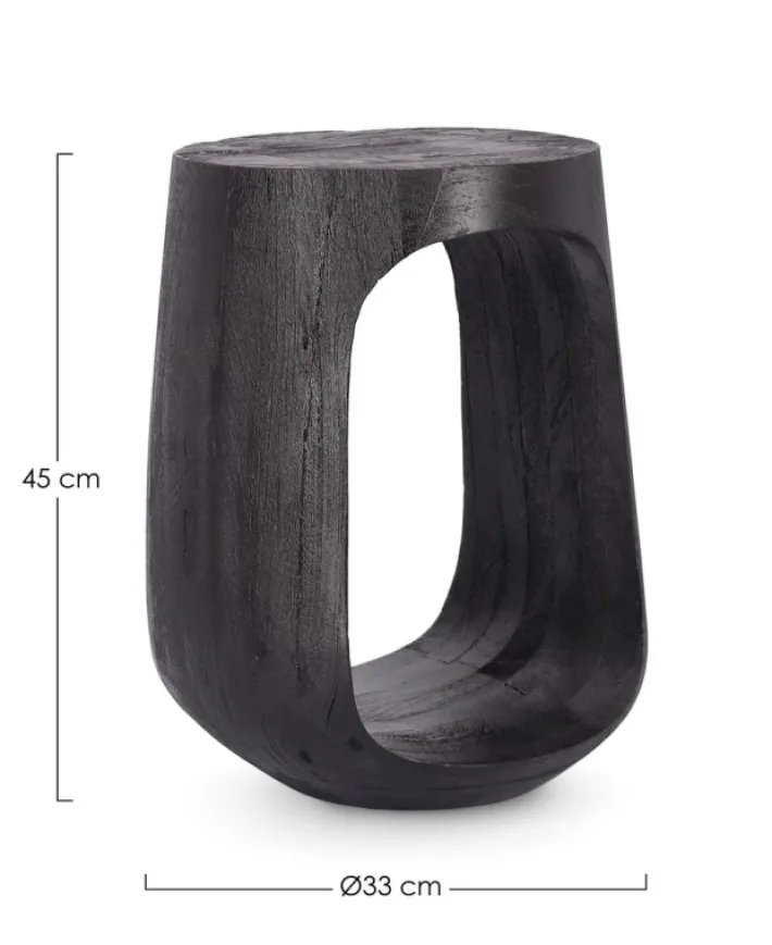 Bizzotto Tavolini>TAVOLINO IN LEGNO NERO - LOPEZ
