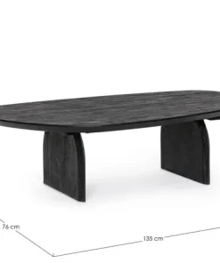Bizzotto Tavolini>TAVOLINO IN LEGNO NERO - MONTERREY
