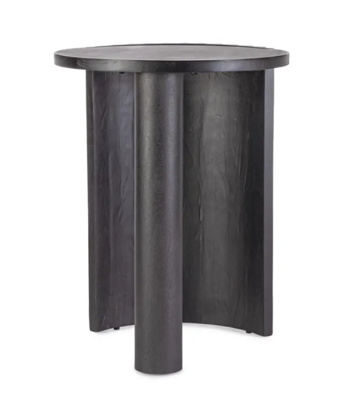 Bizzotto Tavolini>TAVOLINO IN LEGNO NERO D50 - ORISSA