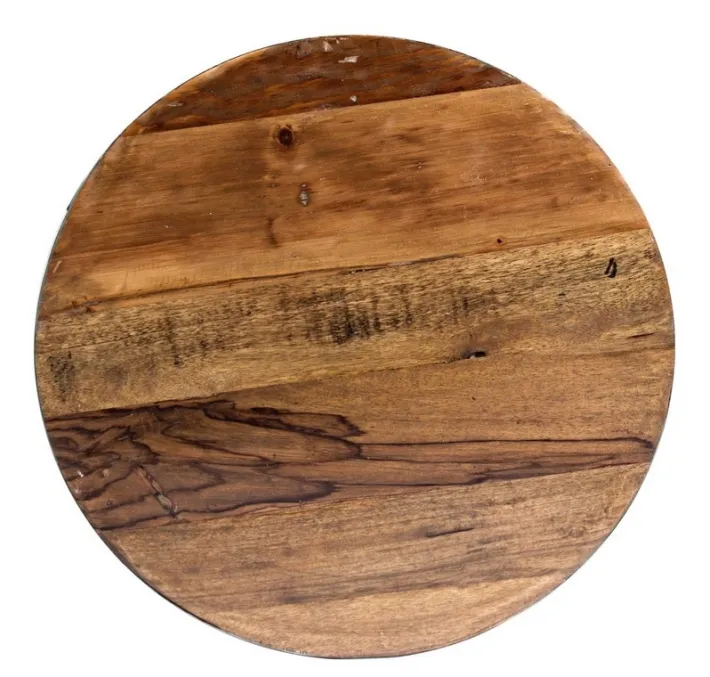 Bizzotto Tavolini>TAVOLINO IN LEGNO RICICLATO GRIGIO D70 - LANCASTER