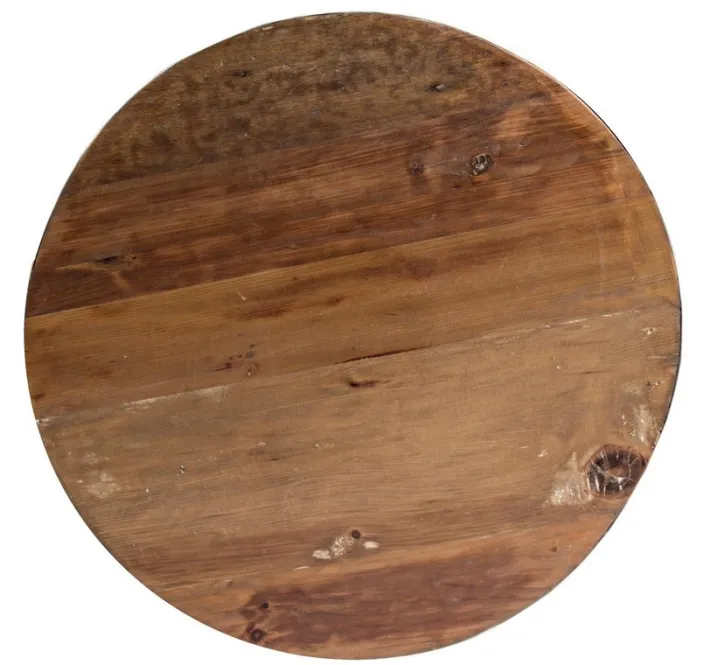 Bizzotto Tavolini>TAVOLINO IN LEGNO RICICLATO BIANCO D70 - LANCASTER
