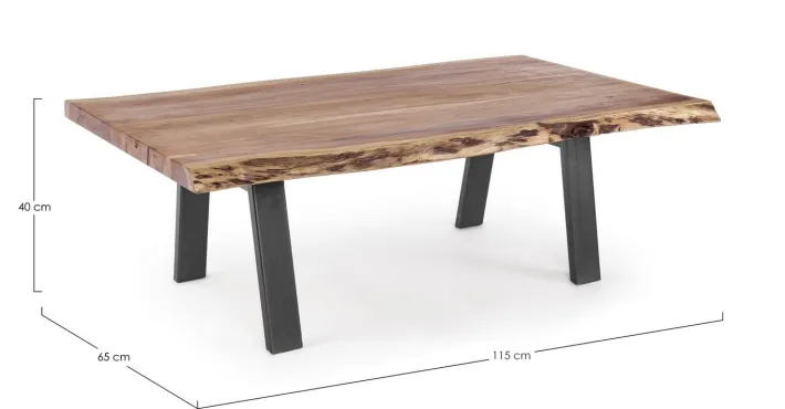 Bizzotto Tavolini>TAVOLINO IN LEGNO 115x65 - ARON