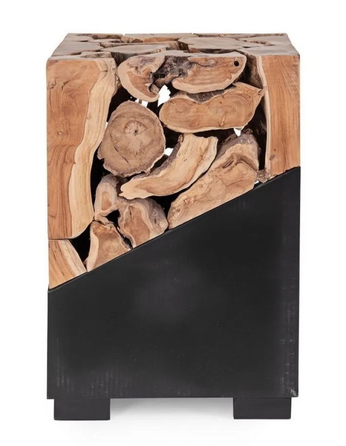 Bizzotto Tavolini>TAVOLINO IN LEGNO 40X40 - GRENADA