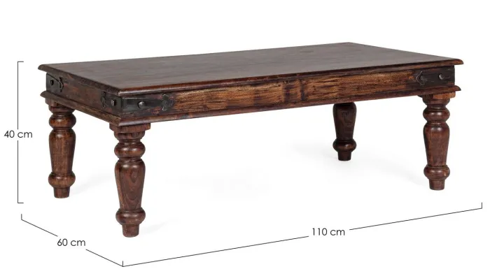 Bizzotto Tavolini>TAVOLINO IN LEGNO 110X60 - JAIPUR