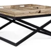 Bizzotto Tavolini>TAVOLINO IN LEGNO 90X90 - TRAY