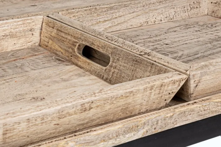 Bizzotto Tavolini>TAVOLINO IN LEGNO 90X90 - TRAY
